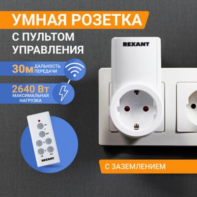 Радиоуправляемая розетка c пультом RX-001, цена за 1 упак