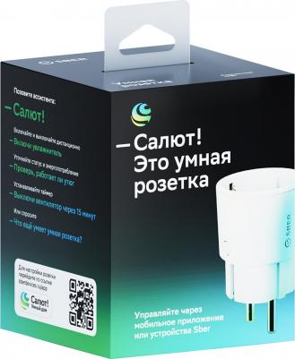 Умная розетка SBDV-00123 EU Wi-Fi белый – фото 1