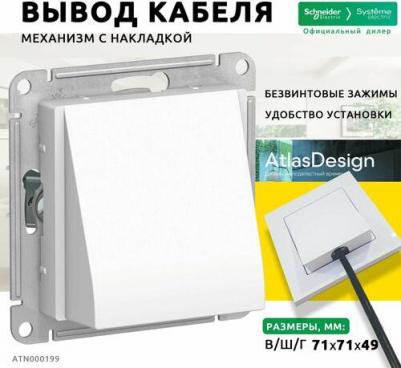 Механизм вывода кабеля ATLAS DESIGN бел. SchE ATN000199