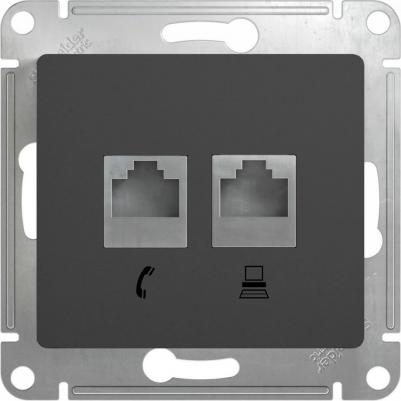 Розетка для интернета / телефона GSL000785 GLOSSA – фото 1