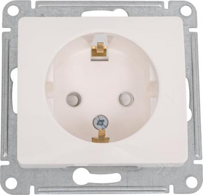 Розетка GSL000945 GLOSSA, 16 А, с защитной шторкой, с заземлением – фото 7