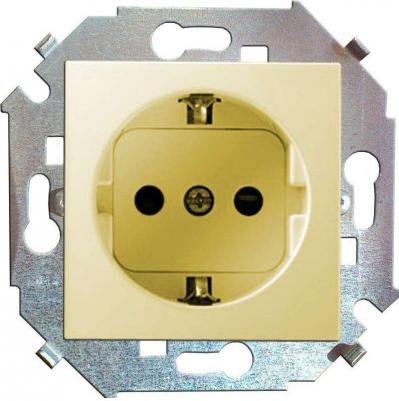 Механизм розетки 1-м СП Simon15 защ. шторки с заземл. сл. кость 1591443-031 – фото 6