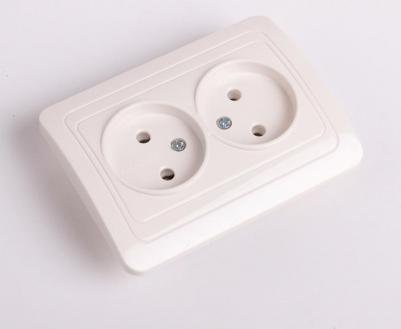 Двухместная розетка Марс 4690626042803