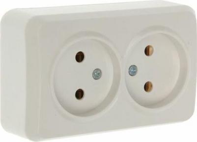 Двухместная розетка Юпитер 4690626035010