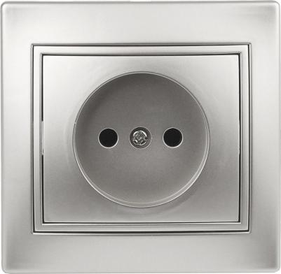 Розетка телевизионная 1-местная, 75 Ом, 5-862МГц, серия Катрин, GLS00-7108-02, шампань, цена за 1 шт – фото 2