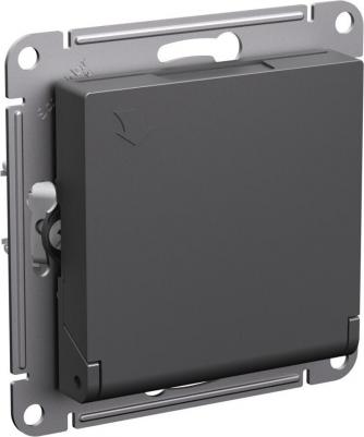 AtlasDesign Базальт Розетка с/з со шторками с крышкой, 16А, IP20, механизм – фото 1