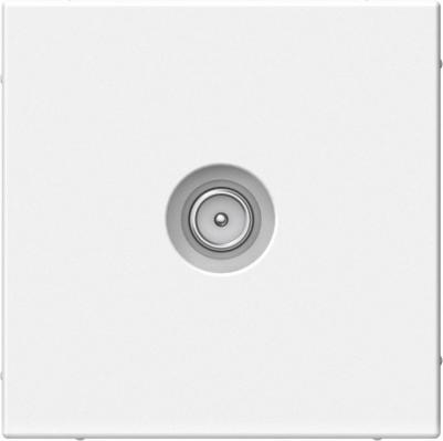 Механизм серии ArtGallery в цвете белый розетки TV проходной 4DB.предназначен для подключения телевизора к телевизионной сетипластик с ионами серебра