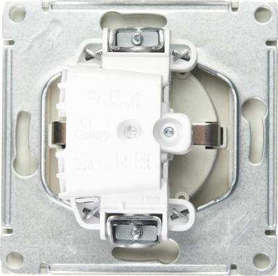 Розетка ArtGallery 16А IP20 с заземл. защ. шторки с крышкой механизм алюм. SE GAL000346 – фото 3