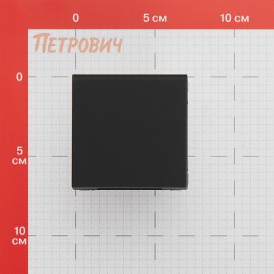Розетка ArtGallery 16А IP20 с заземл. защ. шторки с крышкой механизм карбон SE GAL001046 – фото 1