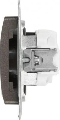 Розетка б/з Schneider Electric Glossa Графит – фото 3