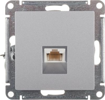 Розетка компьютерная Schneider Electric ATN000383 1-местная, RJ45, алюминиевая – фото 3