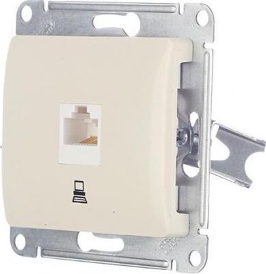 Розетка компьютерная Schneider Electric Glossa GSL000281K 1-местная, СП, RJ45, бежевая – фото 6