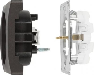 Розетка с/з со шторками Schneider Electric Glossa Графит – фото 1