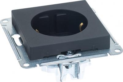 Розетка Schneider Electric ATN001043 1-местная, СП, 16А, с заземлением, карбон – фото 8