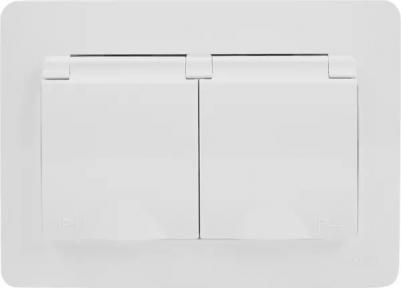Розетка Schneider Electric BLNRS441121 2-местная, СП, 16А, 250В, с крышкой, белая