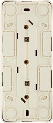 Розетка Schneider Electric Этюд PA16-012D 3-местная, ОП, 16А, 250В, с/з со шторками, сосна – фото 2