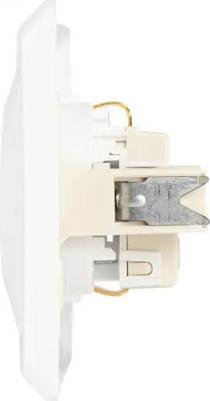 Розетка Schneider Electric Этюд PC16-004B 1-местная, СП, 16А, 250В, шторки, с/з, белая – фото 5