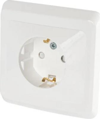 Розетка Schneider Electric Этюд PC16-004B 1-местная, СП, 16А, 250В, шторки, с/з, белая – фото 11