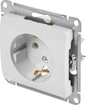 Розетка Schneider Electric Glossa GSL000145 1-местная, СП, 16А, IP20, с/з, шторки, белая – фото 5