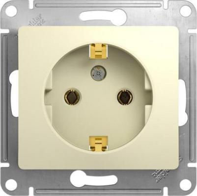 Розетка Schneider Electric Glossa GSL000242 1-местная, СП, 16А, в сборе, бежевая – фото 9