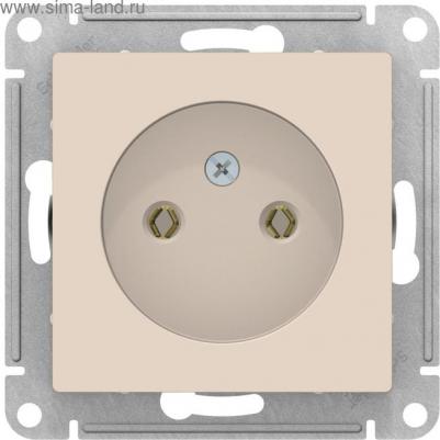 Розетка SE AtlasDesign Бежевый б/з, 16А, механизм – фото 5
