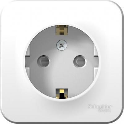 Розетка SE Blanca наруж Белая 3-ая б/з без шторок 16А, 250В, изолир. пластина – фото 8