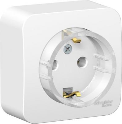 Розетка SE Blanca наруж Белая с/з без шторок, 16А, 250В, изолир. пластина – фото 6