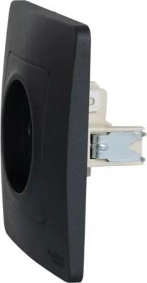 Розетка SE Blanca внутр Антрацит б/з без шторок 16А, 250В – фото 3