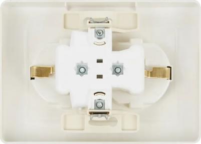 Розетка SE Blanca внутр Титан 2-ая с/з без шторок, 16А, 250В – фото 3