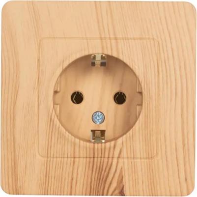 Розетка SE Blanca внутр Ясень с/з без шторок, 16А, 250В – фото 12