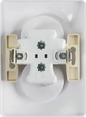 Розетка SE Glossa Белая 2-я б/з (в сборе с рамкой) – фото 13