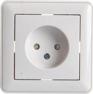 Розетка SE Wessen 59 Бел б/з (в сборе, с рамкой) – фото 3