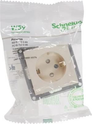 SE Wessen 59 Беж Розетка с/з с защитными шторками – фото 3