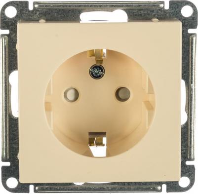 SE Wessen 59 Беж Розетка с/з с защитными шторками – фото 6
