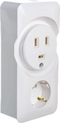 SE Wessen Прима наруж Бел Розетка 2-ая для электроплит 32А+силовая 16А