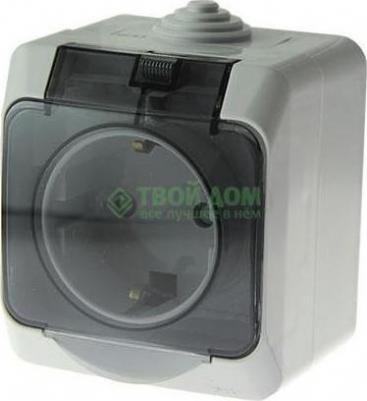 Сетевая розетка Schneider Electric Этюд PA16-044C IP44 – фото 3