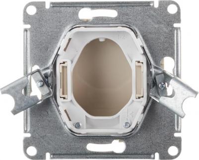 Вывод кабеля AtlasDesign ATN000299 скрытая установка бежевый – фото 4