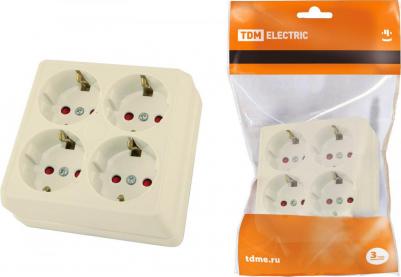 Четырехместная розетка Ладога 4690259345319 – фото 3