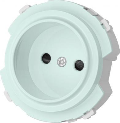 Розетка 2П 16А 250В с защ. шт. фисташковая, Байкал, цена за 1 шт – фото 1