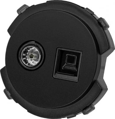 Розетка компьютерная RJ45 + TV розетка оконечная агат, Байкал, цена за 1 шт