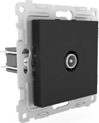 Розетка TV Pixel проходная 4db цвет карбоновый – фото 1