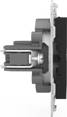 Розетка TV Pixel проходная 4db цвет карбоновый – фото 2