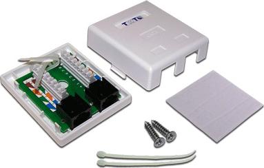 Настенная розетка SM2-4545/6-WH – фото 1