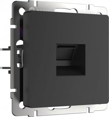 розетка RJ-11 черный матовый W1182008