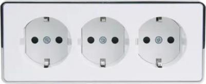 Тройная розетка WL15-02-05 – фото 6