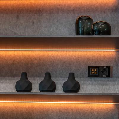 Встраиваемая аудио розетка W1185008 черный матовый с четырехпроводным подключением – фото 2