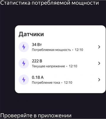Умная розетка с Алисой YNDX-00540WHT белый – фото 8