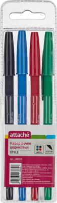 Набор шариковых ручек Style 4 цвета (толщина линии 0.5 мм) – фото 1