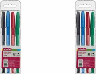 Набор шариковых ручек Style 4 цвета (толщина линии 0.5 мм) – фото 7