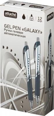Ручка гелевая Galaxy,черный корпус,цвет чернил-черный – фото 1